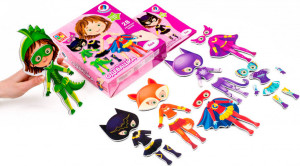 Игровой набор Vlady toys Одевалка Ева, магнитный, 28 деталей